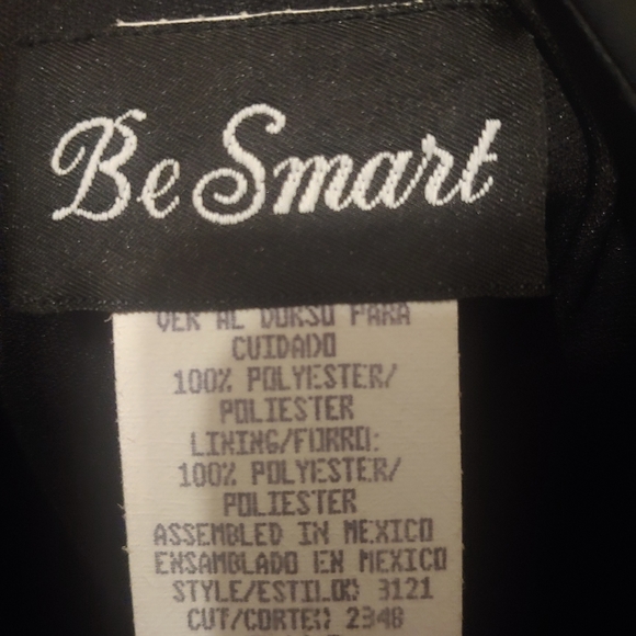 Be Smart VINTAGE Formal Black Hi-Low Dress - Picture 6 of 7